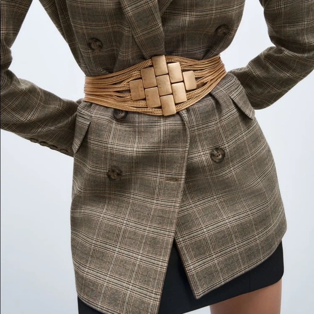 ZARA METALLIC BELT